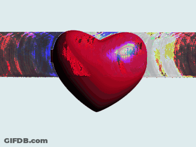 Two Hearts Saying Lain My Beloved GIF