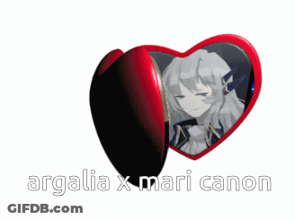 Hearts With Girl Image And Argalia X Mari Canon GIF