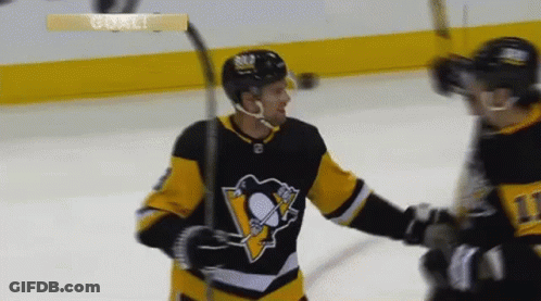 Two Hockey Players Shaking Hands GIF
