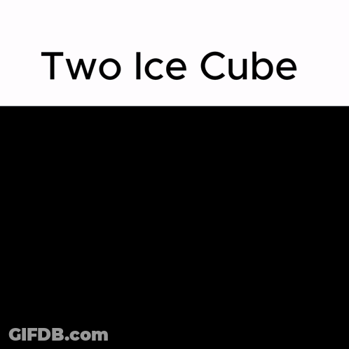 Two Ice Cubes Side By Side GIF