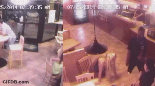 Two Images Of A Restaurant 07/25/2014 2:39 AM GIF