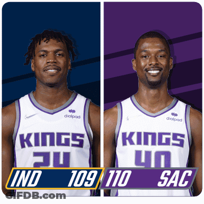 Two Kings Basketball Players GIF