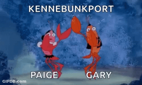 Two Lobsters Dancing Kennebunkport GIF