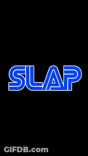 Two Marshmallows By Fireplace Saying Slap GIF