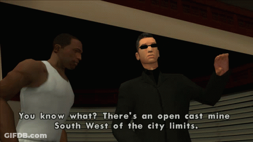 Two Men Are Talking In A Video Game And One Of Them Says " You Know What " GIF
