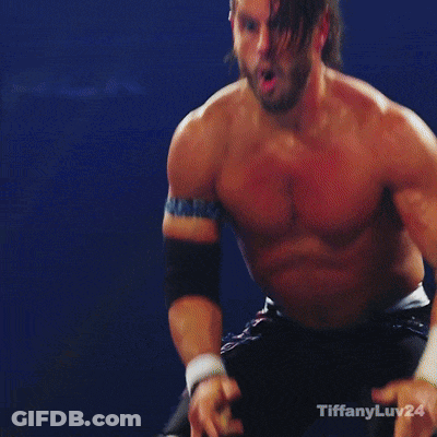 Two Men Are Wrestling In A Ring With The Words Tiffanyluv24 On The Bottom Right GIF