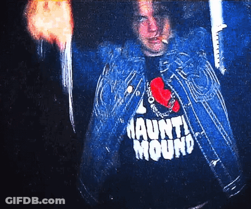 Two Men At Laptop With Haunted Mound Meme GIF