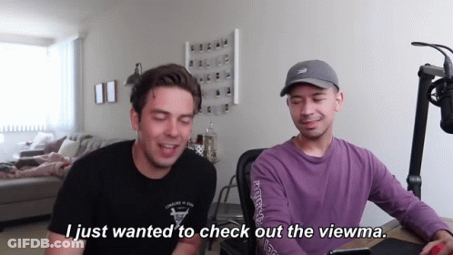 Two Men At Microphone Talking GIF