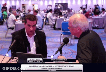 Two Men At Microphones World Championship Intermediate Final GIF
