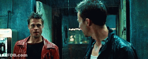 Two Men At Payphone Saying Telephone GIF