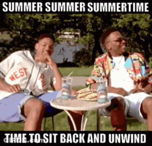 Two Men At Table Summer Summer Summertime GIF