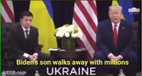 Two Men Biden's Son Walks Away Millions Ukraine GIF