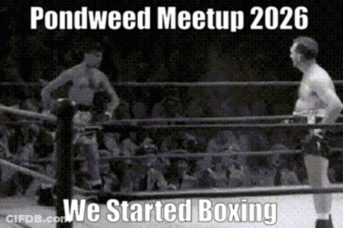Two Men Boxing In Ring Pondweed Meetup 2026 We Started Boxing GIF