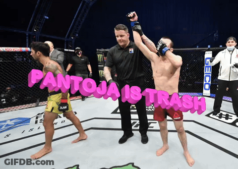 Two Men Boxing Pantoja Is Trash GIF