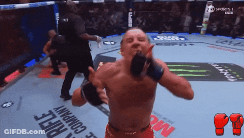 Two Men Boxing Pootards In Shambles GIF