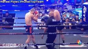 Two Men Boxing Rafael Fiziev Phuket Top Team GIF