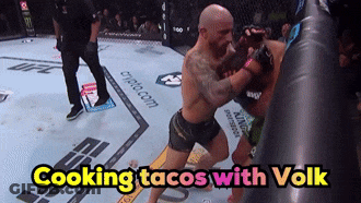 Two Men Boxing Saying Cooking Tacos With Volk GIF