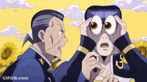 Two Men By Sunflowers One Holding Eyes Open GIF