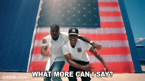 Two Men Dancing Under American Flag What More GIF