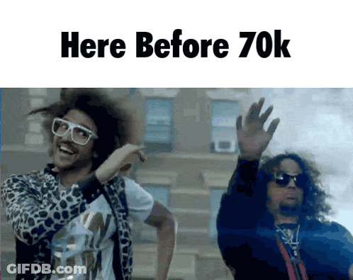 Two Men Dancing With Here Before 70K GIF