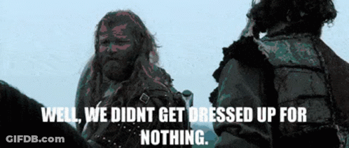 Two Men Didn't Get Dressed Up For Nothing GIF