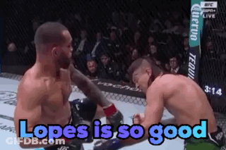 Two Men Fighting Boxing Lopes Is So Good GIF