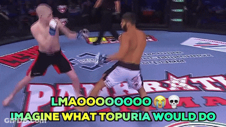 Two Men Fighting Imagine What Topuria Would Do GIF