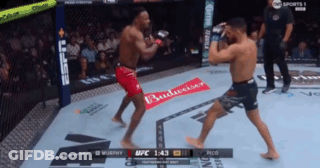 Two Men Fighting In Boxing Ring Aaron Pico GIF