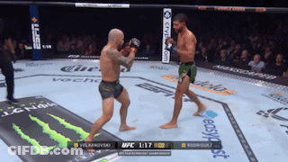 Two Men Fighting In Boxing Ring With Monster Energy GIF