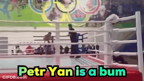Two Men Fighting In Ring How The TikTok Rizz Party Does These Soy Paleonerds GIF