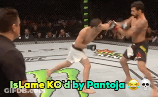 Two Men Fighting In Ring With Islame Ko D GIF
