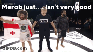 Two Men Fighting In UFC Match At 4:41 GIF