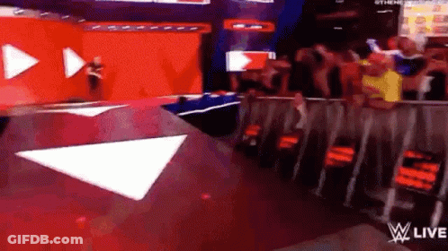 Two Men Fighting In UFC Ring GIF