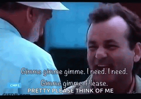 Two Men Gimme Gimme I Need I Need GIF