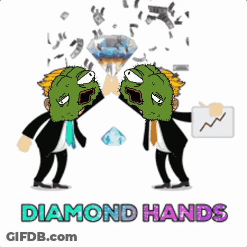 Two Men Giving Each Other Diamond Hands GIF