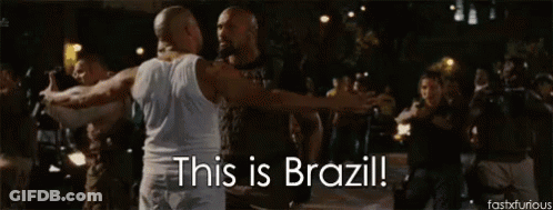 Two Men Hugging This Is Brazil GIF