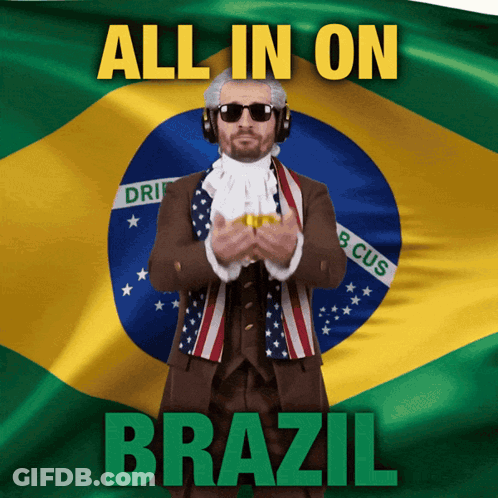 Two Men Hugging This Is Brazil GIF