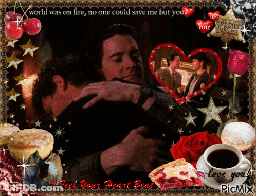 Two Men Hugging World Was On Fire No One Could Save Me But You GIF