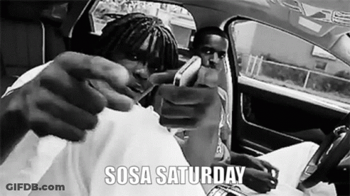 Two Men In A Car Sosa Saturday GIF