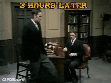 Two Men In A Room 3 Hours Later GIF