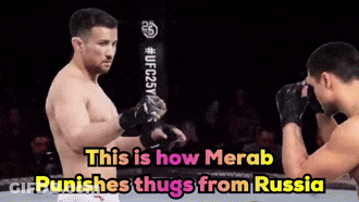 Two Men In Boxing Ring Saying Owned GIF