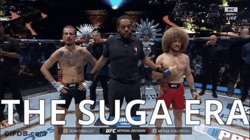 Two Men In Boxing Ring The Suga Era GIF