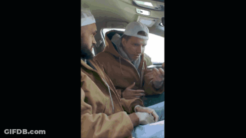 Two Men In Car One Saying I Got Some Thoughts About How Great Derek GIF