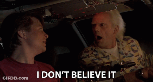 Two Men In Car Saying I Don't Believe It GIF