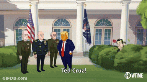 Two Men In Desert Saying Hey Beto No Hard Feelings But Don't Mess With Texas GIF