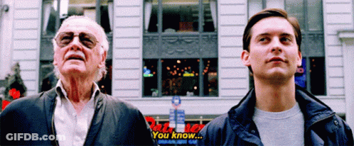 Two Men In Front Of Building Saying You Know GIF