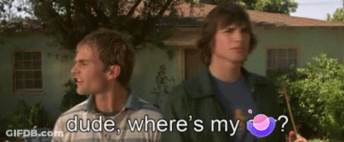 Two Men In Front Of House Asking Where's My GIF