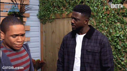 Two Men In Front Of House Bet On It GIF