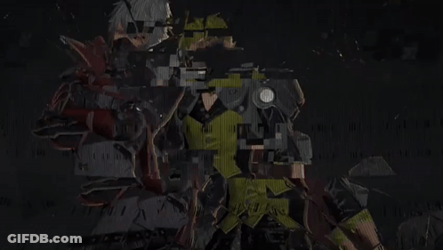 Two Men In Gas Masks GIF