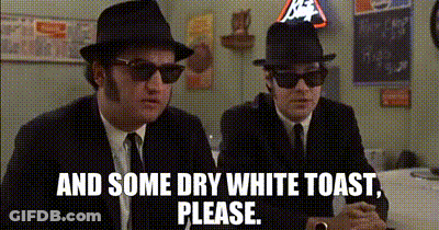 Two Men In Hats And Sunglasses In Diner GIF